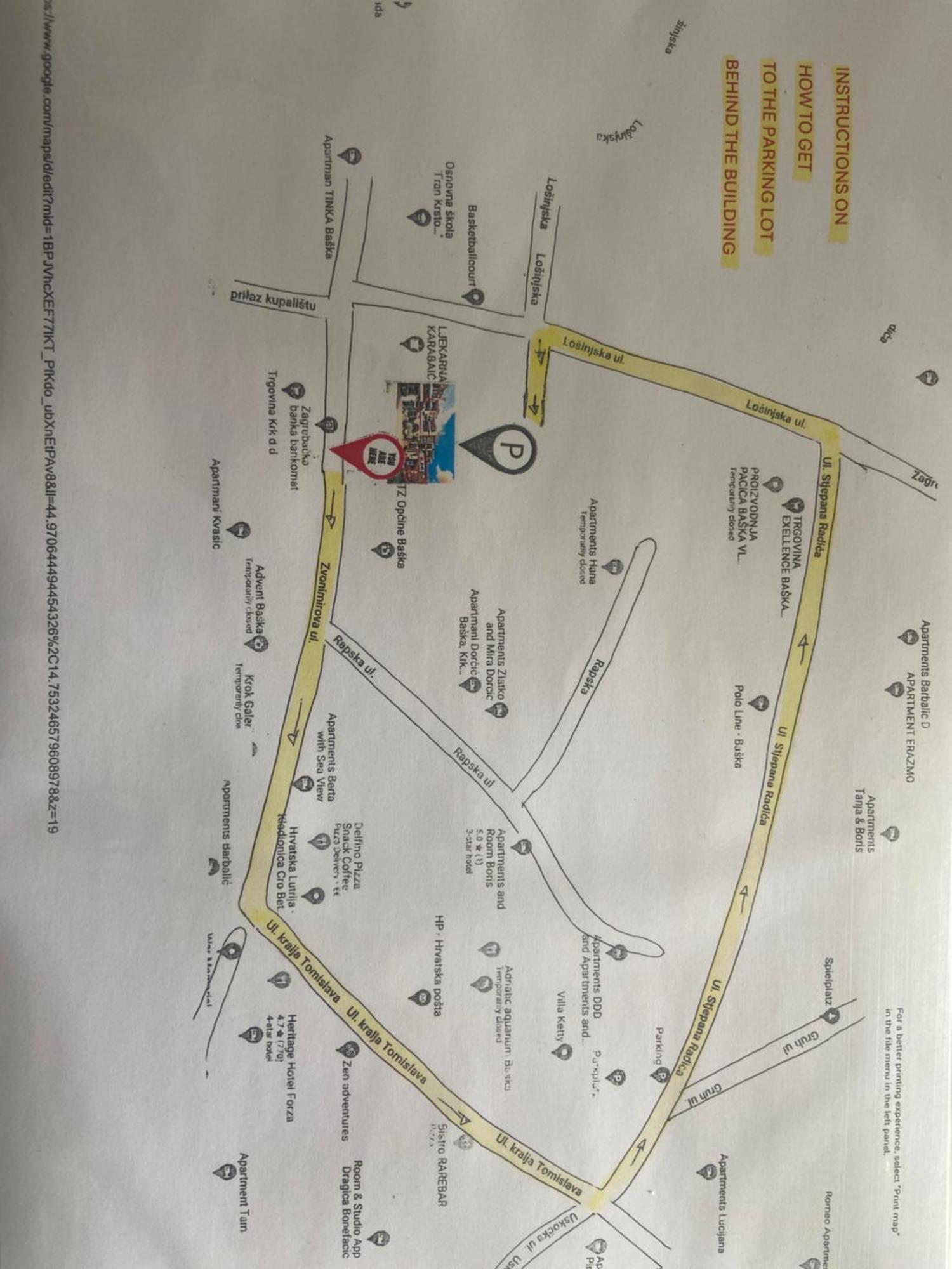 Apartman 114 Baška Екстериор снимка